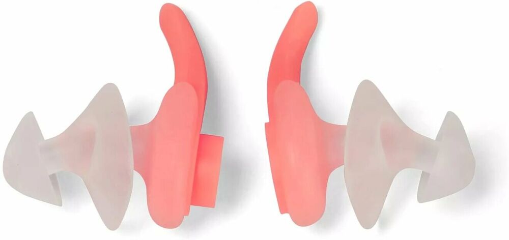 SPEEDO BIOFUSE EARPLUG AU  ZATYCZKI DO USZU CLEAR FLURO TANGERINE  8-00237414492