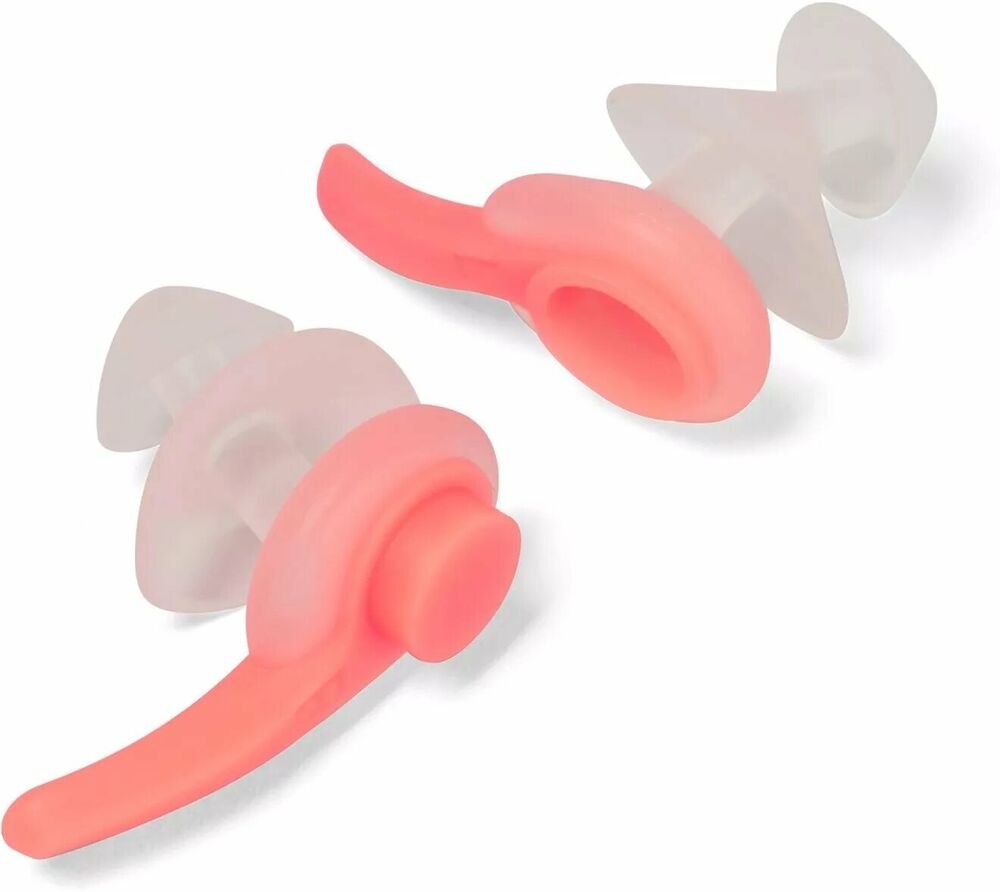 SPEEDO BIOFUSE EARPLUG AU  ZATYCZKI DO USZU CLEAR FLURO TANGERINE  8-00237414492