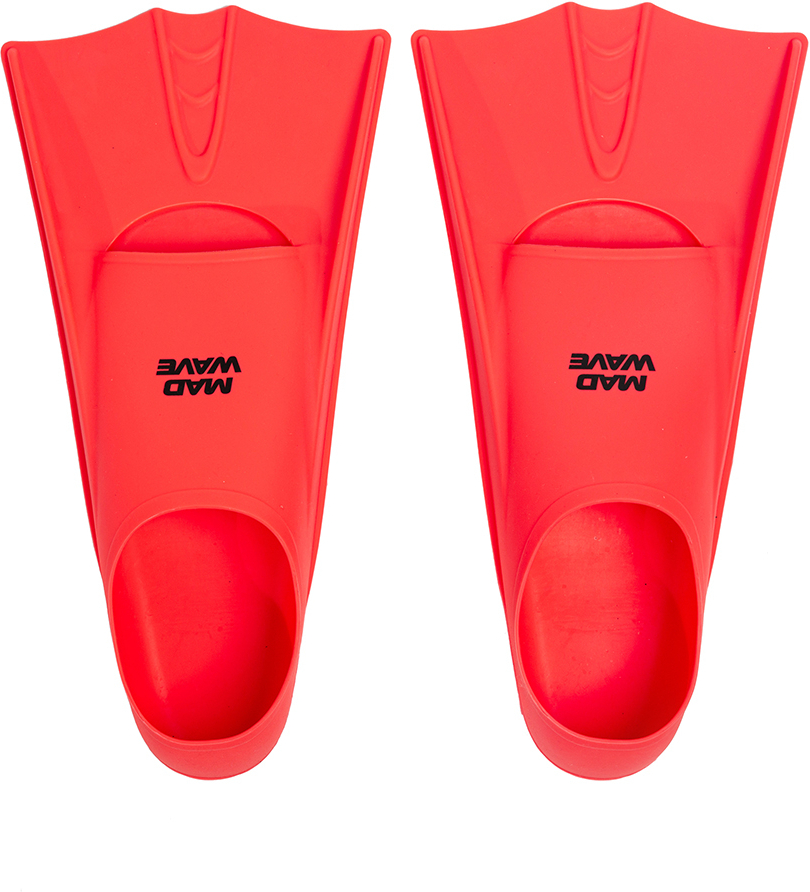 MAD WAVE PŁETWY KRÓTKIE FLIPPERS SHORT RED  M074302405W