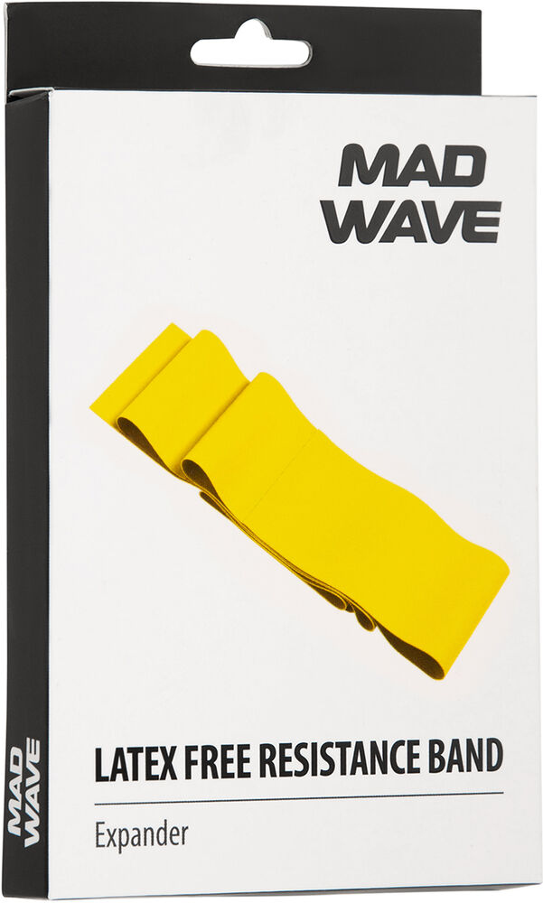 MAD WAVE STRETCH BAND GUMA OPOROWA ŻÓŁTA  LATEX FREE RESISTANCE BAND M133303106W