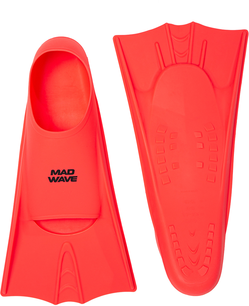 MAD WAVE PŁETWY KRÓTKIE FLIPPERS SHORT RED  M074302405W
