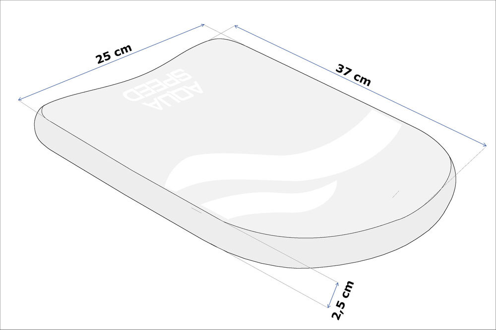 AQUA SPEED DESKA DO PŁYWANIA JUNIOR 37CM NIEBIESKA
