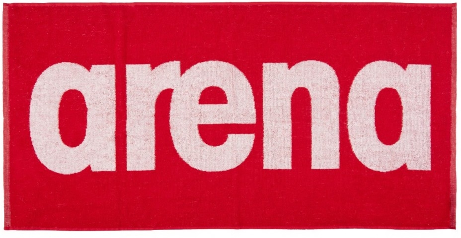 ARENA RĘCZNIK GYM SOFT  RED WHITE 100 X 50 CM  001994410