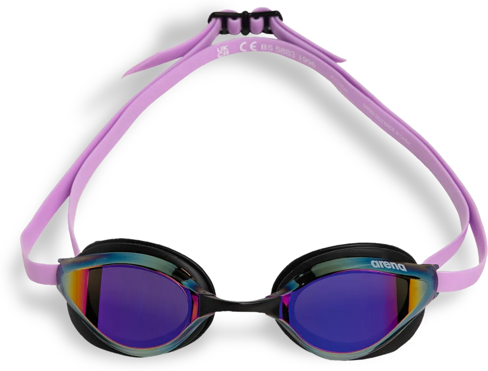 ARENA OKULARKI PŁYWACKIE  PYTHON MIRROR VIOLET BLACK VIOLET 1E763/111