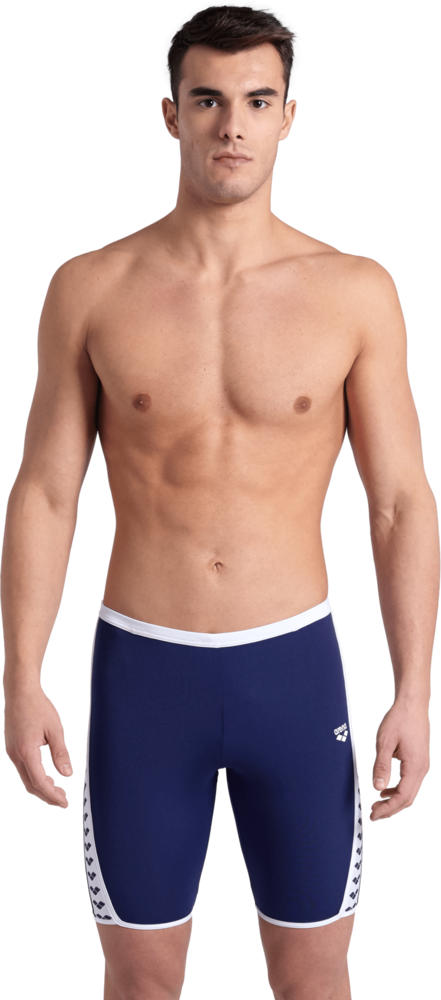 ARENA MĘSKIE JAMMER ICONS SWIM SOLID NAVY-WHITE 005127/710