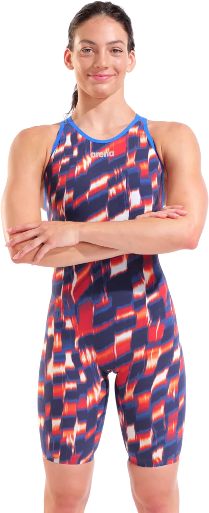 ARENA DAMSKI STRÓJ STARTOWY POWERSKIN CARBON  AIR3 RED WHITE BLUE 012062/509