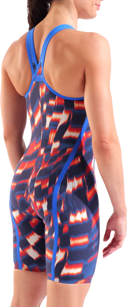 ARENA DAMSKI STRÓJ STARTOWY POWERSKIN CARBON AIR3 CB  RED WHITE BLUE 012063/509 ZAMKNIĘTE PLECY