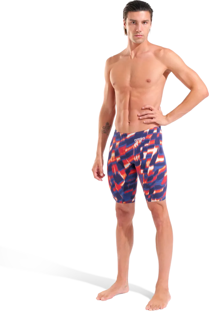 ARENA MĘSKI STRÓJ STARTOWY POWERSKIN CARBON AIR3 RED WHITE BLUE 012064/509