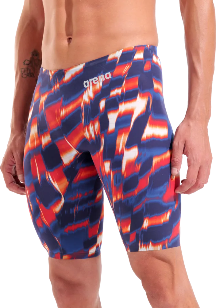ARENA MĘSKI STRÓJ STARTOWY POWERSKIN CARBON AIR3 RED WHITE BLUE 012064/509