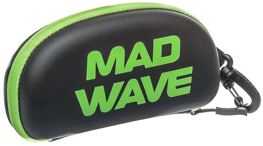 MAD WAVE ETUI NA OKULARKI GOGGLES CASE BLACK GREEN  M070701010W