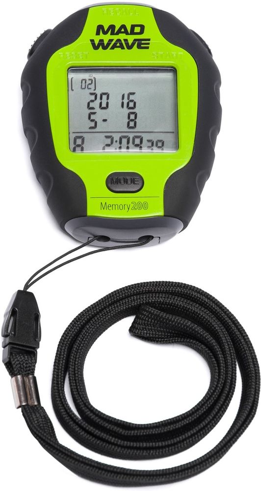 MAD WAVE STOPER STOPWATCH 200 GREEN M140902010W