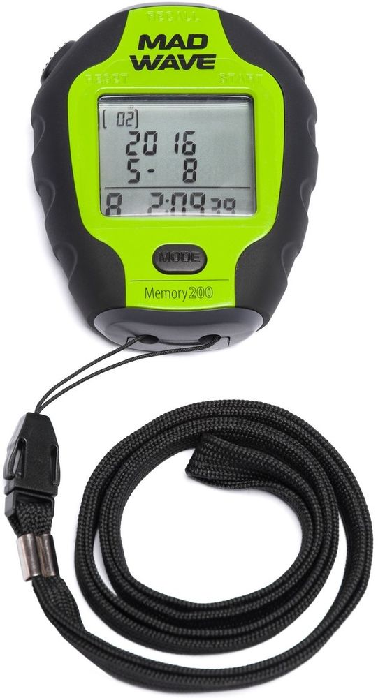 MAD WAVE STOPER STOPWATCH 200 GREEN M140902010W