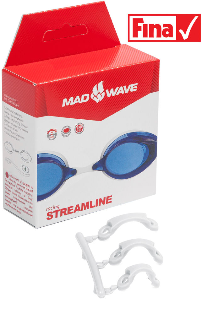 MAD WAVE OKULARY RACING STREAMLINE  Blue  M045701004W