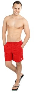 MAD WAVE SPODENKI SWIMMING SHORTS SOLIDS RED M023106