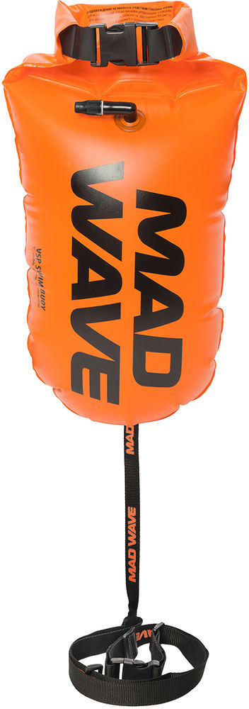 MAD WAVE DMUCHANA BOJA ASEKURACYJNA VSP Swim Buoy orange M204001007W