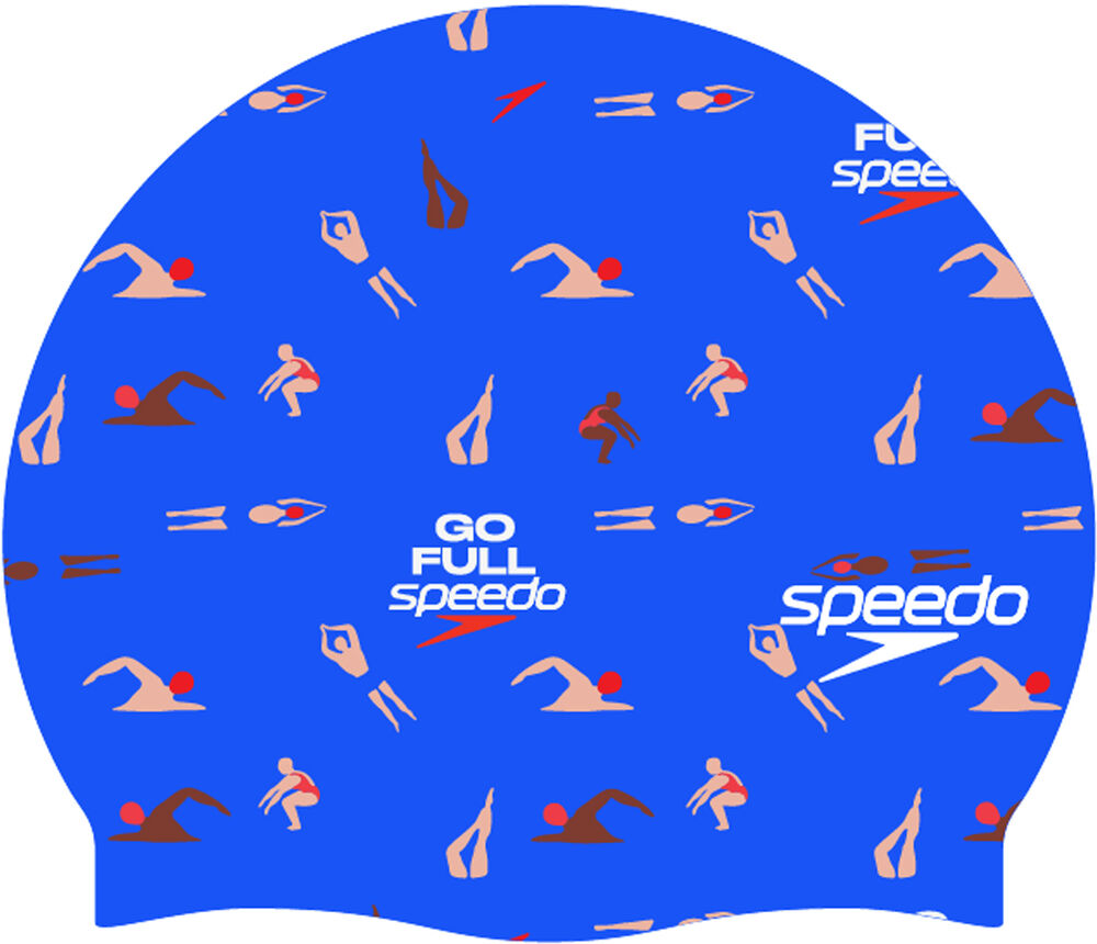 SPEEDO CZEPEK SLOGAN PRINT  8-0838500764 RED/BLUE