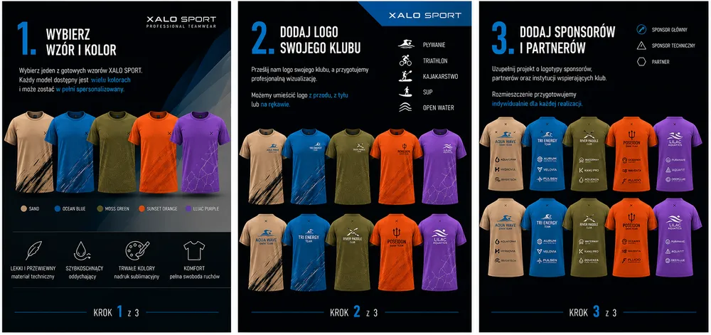 Xalo Koszulka XALO SPORT CLUB EDITION - Twoja klubowa kolekcja