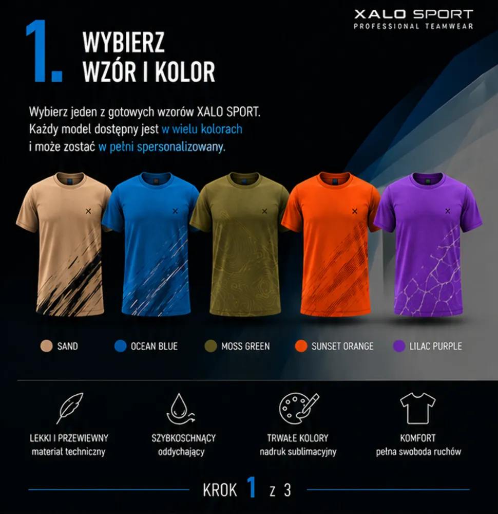 Xalo Koszulka XALO SPORT CLUB EDITION - Twoja klubowa kolekcja