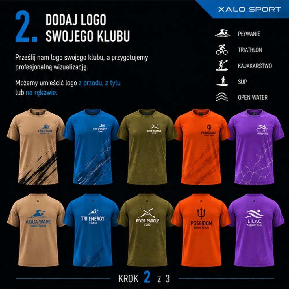 Xalo Koszulka XALO SPORT CLUB EDITION - Twoja klubowa kolekcja
